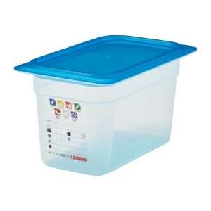 Cambro Safetrak IML Polypropylene Food Storage Container 1/4 GN 150mm 8 jn514 npi26 5