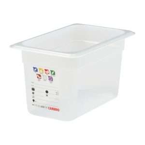 Cambro Safetrak IML Polypropylene Food Storage Container 1/4 GN 150mm 9 jn514 npi26 6