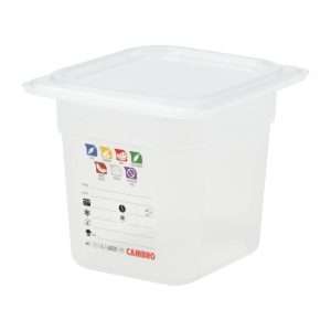 Cambro Safetrak IML Polypropylene Food Storage Container 1/6 GN 150mm