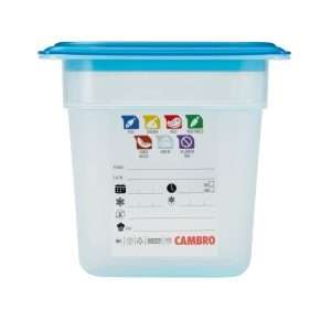 Cambro Safetrak IML Polypropylene Food Storage Container 1/6 GN 150mm 4 jn517 npi26 12