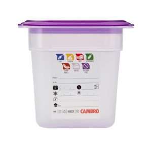 Cambro Safetrak IML Polypropylene Food Storage Container 1/6 GN 150mm 13 jn517 npi26 9