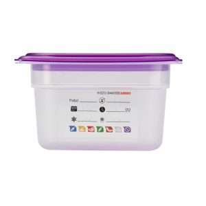 Cambro Safetrak IML Polypropylene Food Storage Container 1/9 GN 100mm 2 jn519 npi26 10