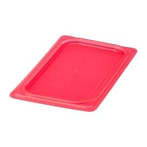 Cambro Safetrak IML Polypropylene Seal Gastronorm Lid Red 1/4 GN