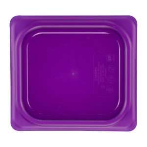 Cambro Safetrak IML Polypropylene Seal Gastronorm Lid Purple 1/6 GN 2 jn544 npi26 2