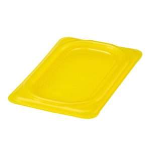 Cambro Safetrak IML Polypropylene Seal Gastronorm Lid Yellow 1/9 GN 2 jn551 npi26