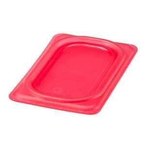 Cambro Safetrak IML Polypropylene Seal Gastronorm Lid Red 1/9 GN 2 jn554 npi26