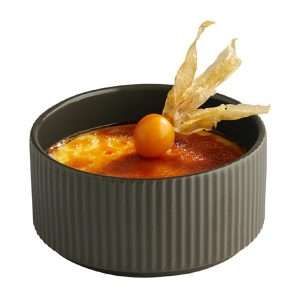 APS THE GRID Porcelain Bowls Brown 350ml (6 Pack) 2 jn640 npi26 2