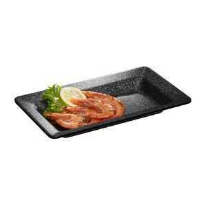 APS FROSTFIRE Black & Silver Non-Stick Tray GN 1/4 265x162mm 2 jn673 npi26 2
