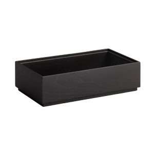 APS VALO Wooden Box Black GN 1/3 85x325x176mm
