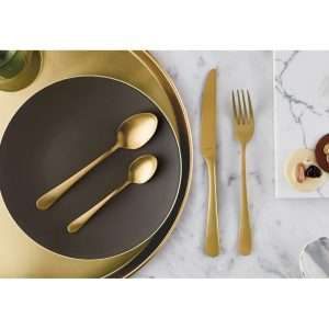 Amefa Austin Iced Teaspoons Gold PVD (12 Pack) 3 jp425 jp427 npi26 2