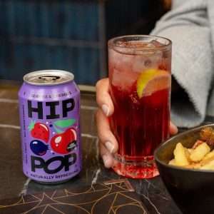 Hip Pop Living Soda Berries & Cherries 330ml (12 Pack) 2 ka914 npi26