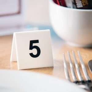 Beaumont Plastic Table Numbers 1-10 2 l981 lifestyle