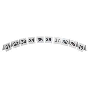 Beaumont Perspex Table Numbers 31-40