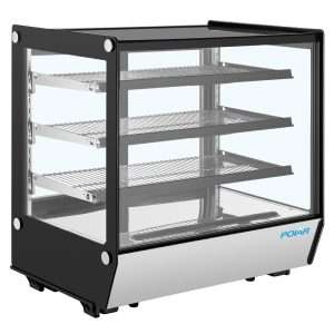 Polar G-Series Square Glass Countertop Display Fridge 185Ltr