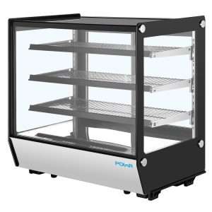 Polar G-Series Square Glass Countertop Display Fridge 185Ltr 2 pg025 npi25 2