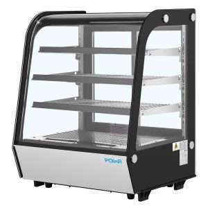 Polar G-Series Rounded Glass Countertop Display Fridge 145Ltr 2 pg026 npi25 2