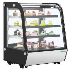 Polar G-Series Rounded Glass Countertop Display Fridge 145Ltr 4 pg026 npi25 4