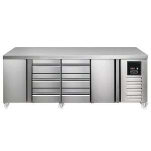 Sterling Pro SPI-7-225-1331-NS Fridge Counter, 615 Litres (Door + 3 Drawers + 3 Drawers + Door)SPI-7-225-1331-NS
