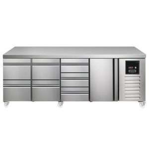 Sterling Pro SPI-7-225-2231-NS Fridge Counter, 615 Litres (2 Drawers + 2 Drawers + 3 Drawers + Door)SPI-7-225-2231-NS