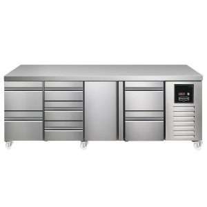 Sterling Pro SPI-7-225-2312-NS Fridge Counter, 615 Litres (2 Drawers + 3 Drawers + Door + 2 Drawers)SPI-7-225-2312-NS