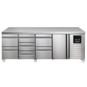 Sterling Pro SPI-7-225-2321-NS Fridge Counter, 615 Litres (2 Drawers + 3 Drawers + 2 Drawers + Door)SPI-7-225-2321-NS
