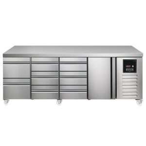 Sterling Pro SPI-7-225-2331-NS Fridge Counter, 615 Litres (2 Drawers + 3 Drawers + 3 Drawers + Door)SPI-7-225-2331-NS