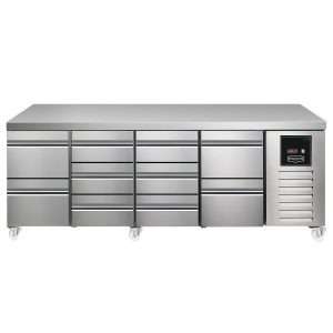 Sterling Pro SPI-7-225-2332-NS Fridge Counter, 615 Litres (2 Drawers + 3 Drawers + 3 Drawers + 2 Drawers)SPI-7-225-2332-NS