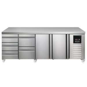 Sterling Pro SPI-7-225-3211-NS-INS Fridge Counter, 615 Litres (3 Drawers + 2 Drawers + Door + Door)SPI-7-225-3211-NS-INS