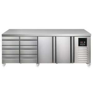 Sterling Pro SPI-7-225-3311-NS-INS Fridge Counter, 615 Litres (3 Drawers + 3 Drawers + Door + Door)SPI-7-225-3311-NS-INS