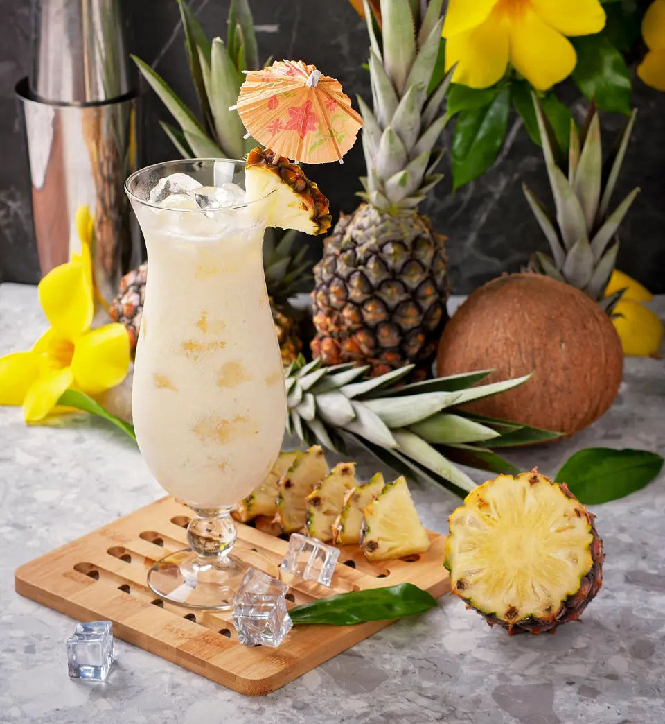 Colada Cocktail with Mahiki Pineapple & Coconut rum