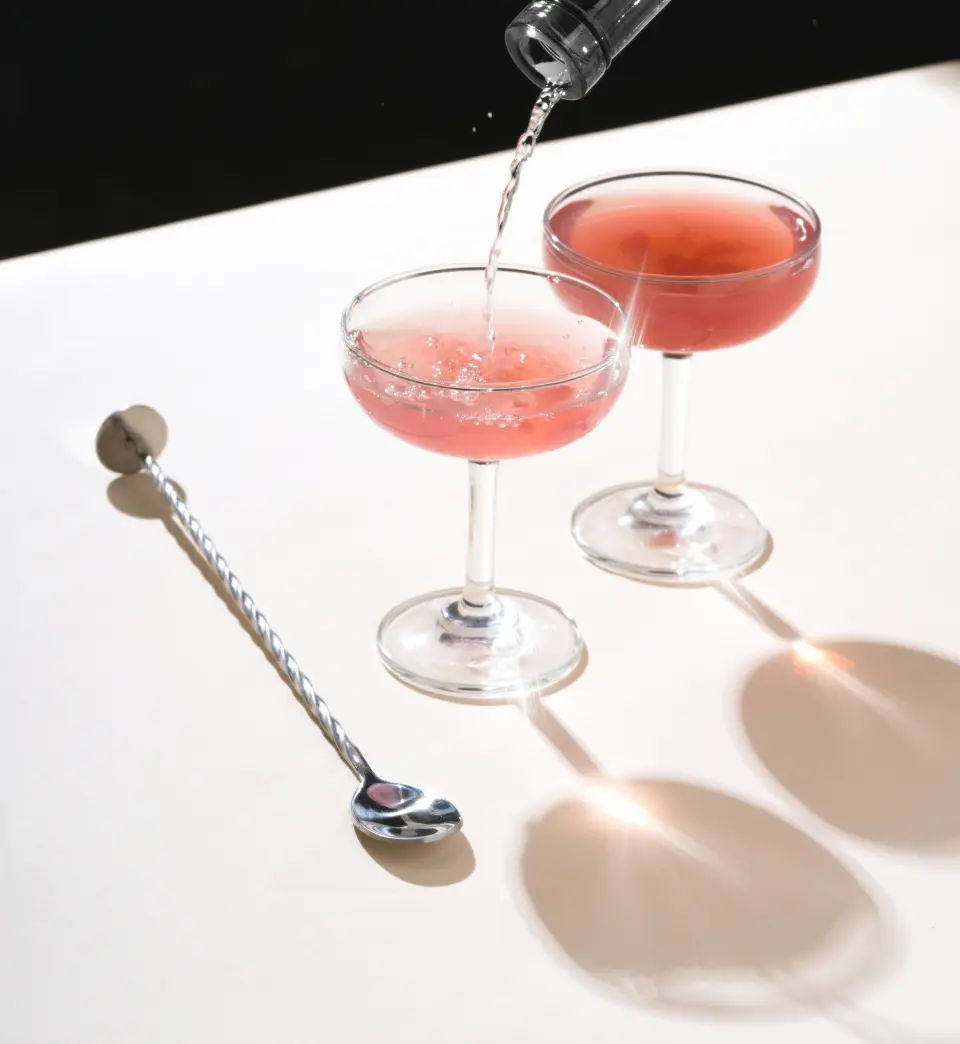 Cosmo Cocktail with Mahiki Pineapple & Coconut rum