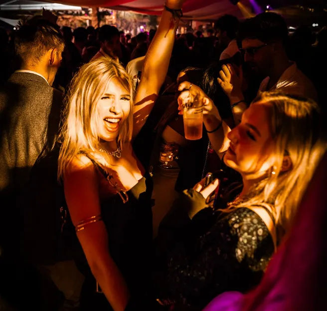 People dancing at a party