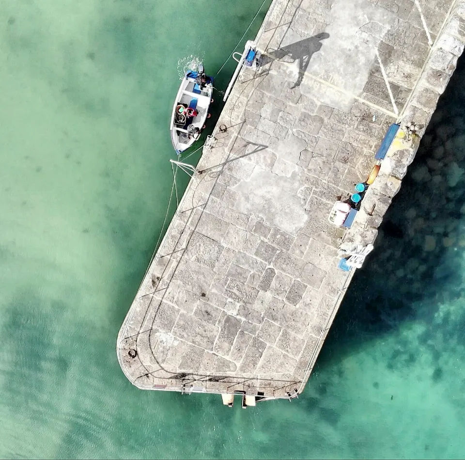 Boat at a harbour