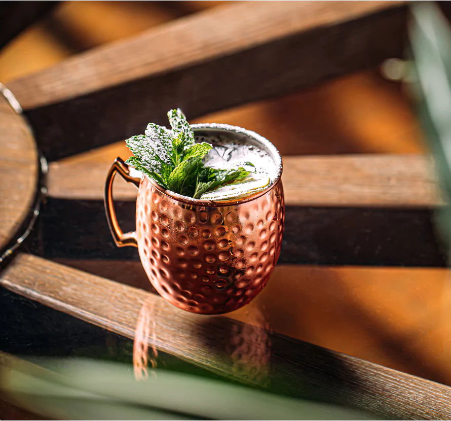 Faroe Mule cocktail made with Nykur Vodka