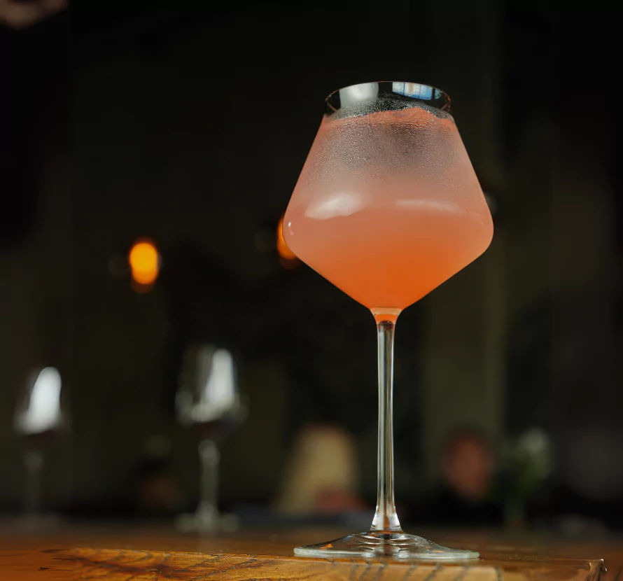 Midnight Sun cocktail made with Nykur Vodka