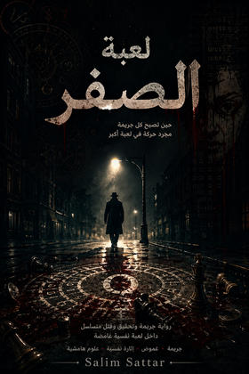 غلاف رواية لعبة الصفر0