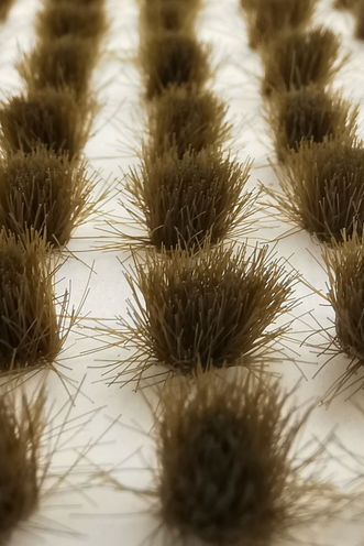 Model Grass Clumps – 6mm Brown