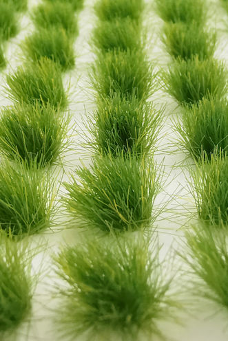 Model Grass Clumps – 6mm Light Green