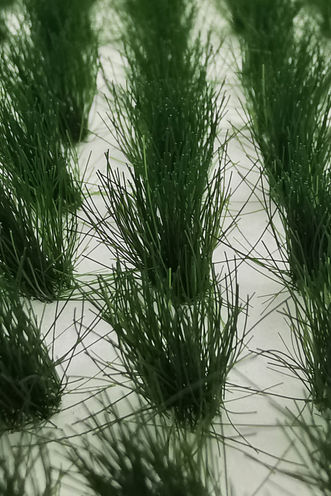 Model Grass Clumps – 12mm Green