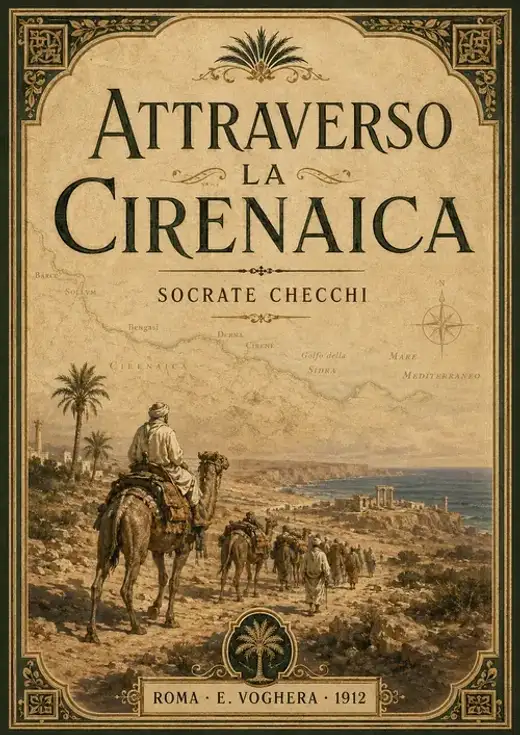 غلاف كتاب Attraverso la Cirenaica