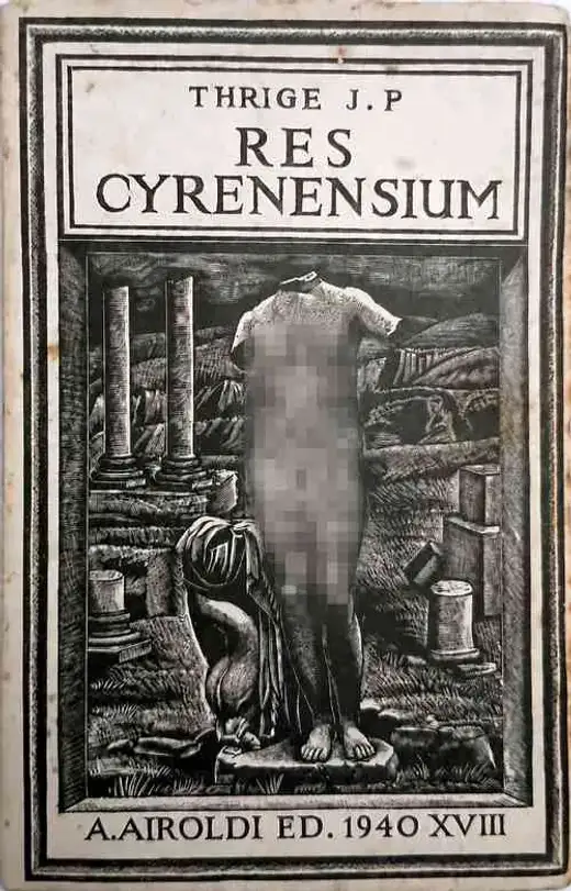 غلاف كتاب : Res Cyrenensium, a primordiis inde civitatis usque ad aetatem, qua in provinciae formam a Romanis est redacta