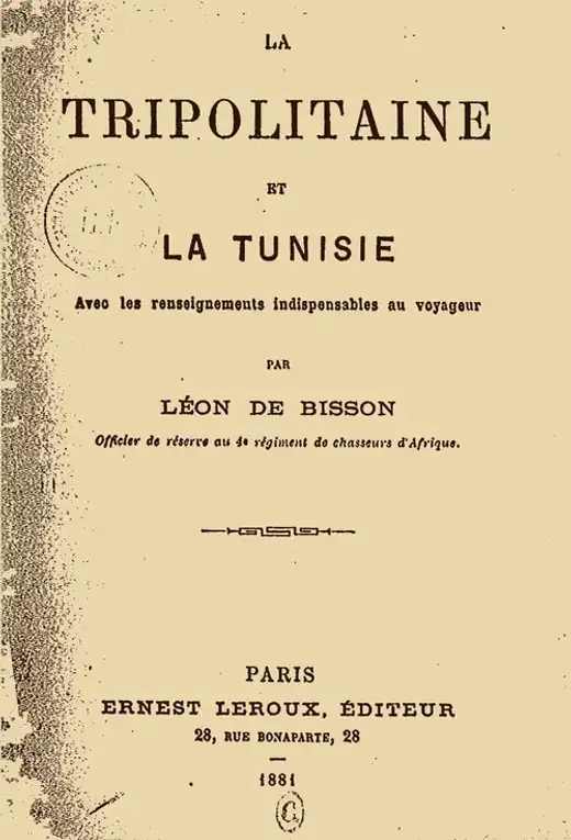 غلاف كتاب La Tripolitaine et la Tunisie: avec les renseignements indispensables au voyageur