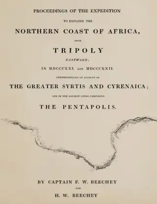 غلاف كتاب Proceedings of the Expedition to Explore the Northern Coast of Africa, from Tripoly Eastward