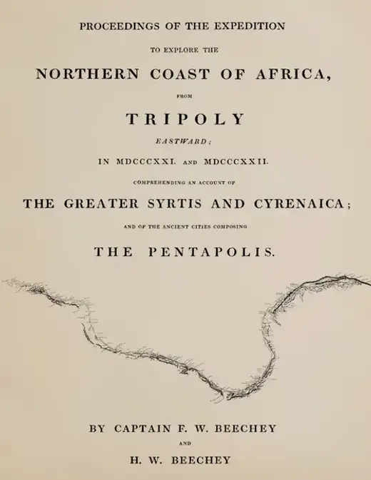 غلاف كتاب Proceedings of the Expedition to Explore the Northern Coast of Africa, from Tripoly Eastward