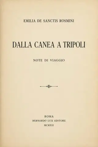 غلاف كتاب Dalla Canea a Tripoli: Note di viaggio