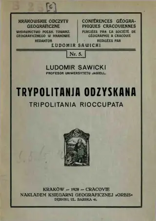 غلاف كتاب Trypolitanja Odzyskana