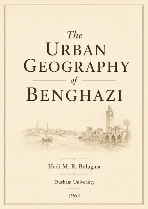 غلاف كتاب The Urban Geography of Benghazi