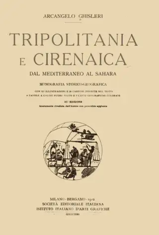 غلاف كتاب Tripolitania e Cirenaica: dal Mediterraneo al Sahara