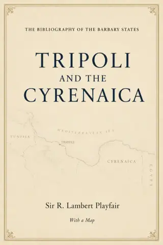 غلاف كتاب The Bibliography of the Barbary States, Part I: Tripoli and the Cyrenaica