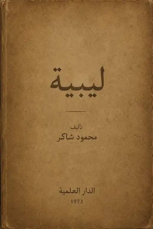 غلاف كتاب ليبية